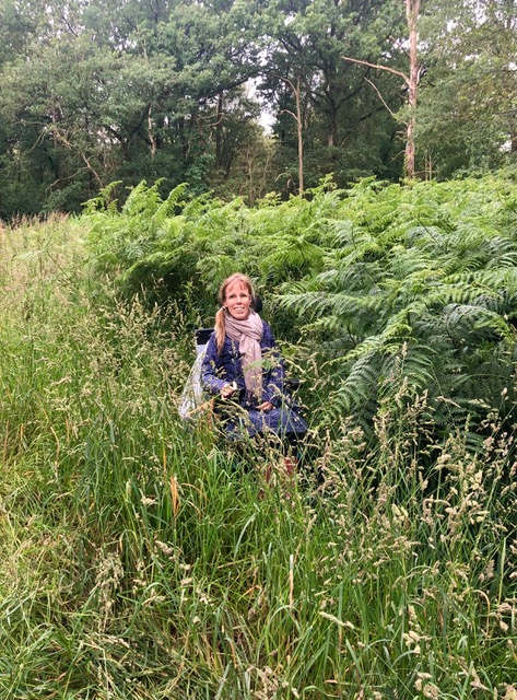 Foto Eelke in de wildernis van Hengevelde