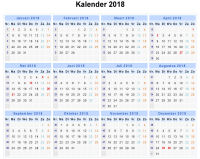 Kalender 2018